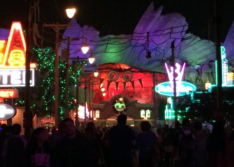 California Adventure gets spooky at night