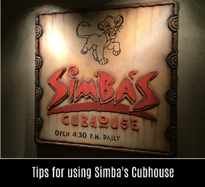 Discount while dining at Animal Kingdom Lodge at Simba's Cubhouse