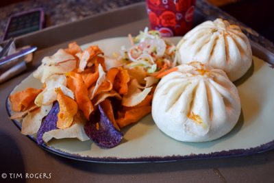 Vegetable Pod and Chips