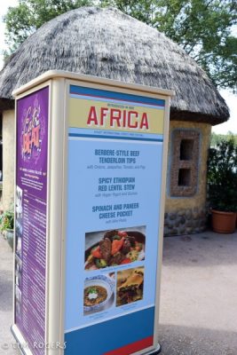 Food and Wine Africa Menu