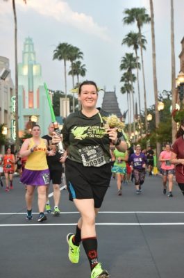 Star Wars Darkside 10k PhotoPass picture during the race