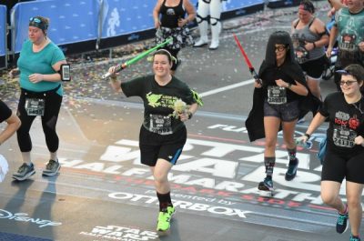 Star Wars Darkside 10k Finish Line Photo