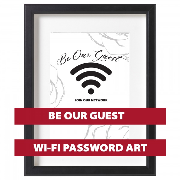 Diy Printable Be Our Guest Wi Fi Password Art The Mouse For Less Blog