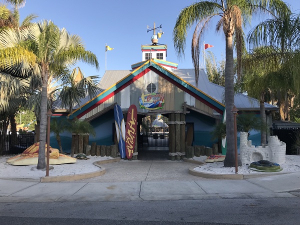 Pool and snack shop