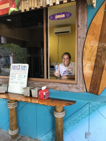 snack shack by the pool