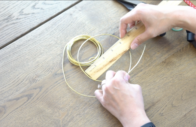 DIY Mickey Wire Ears Measuring