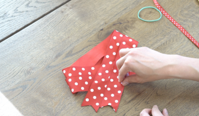 DIY Mickey Wire Ears Double Bow Pinch