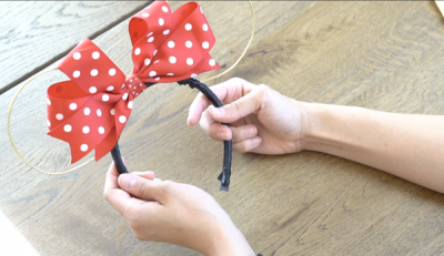 DIY Mickey Wire Ears Finished Ears