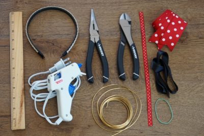 DIY Mickey Wire Ears Supplies