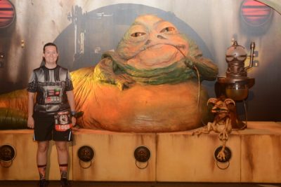 Pre-Race Picture with Jabba the Hutt