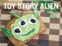 Toy Story Alien Avocado Toast