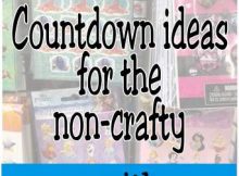 Countdown ideas for the non-crafty