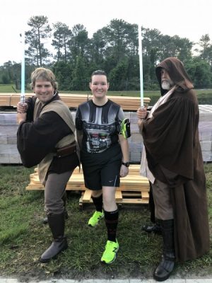 Star Wars Darkside Half Marathon picture with the 501st