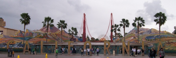 Entrance to California Adventure 2009