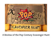 Pop Century Resort Scavenger Hunt