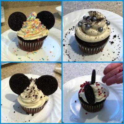 Disney-style cupcakes