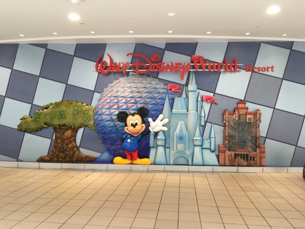 Walt Disney World Sign at Orlando Aiport