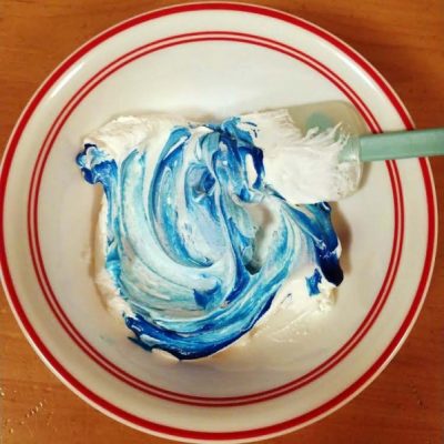 Cool Whip and Food Coloring
