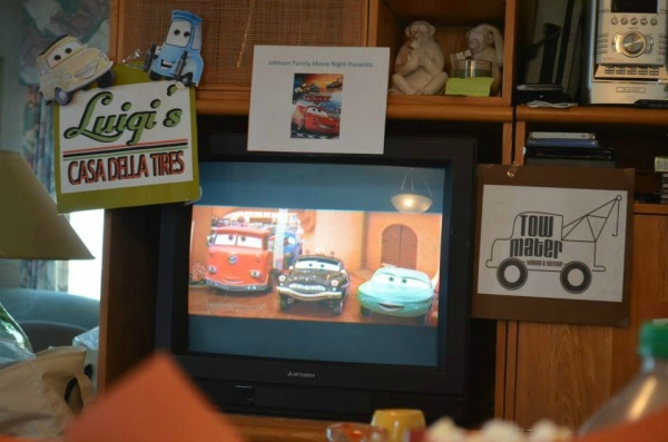 Disney Movie Nights Cars