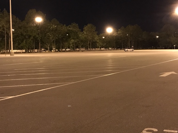 Only car in the Magic Kingdom lot