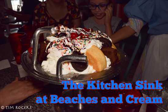 Beaches and Cream Kitchen Sink