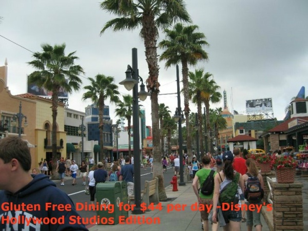 Gluten Free Dining for $44 per day Disney's Hollywood Studios Edition