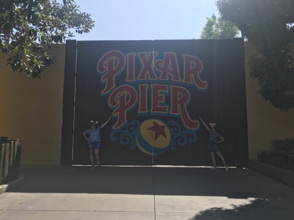 Pixar Pier mural