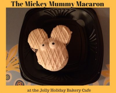 The Mickey Mummy Macaron at the Jolly Holiday Bakery Cafe