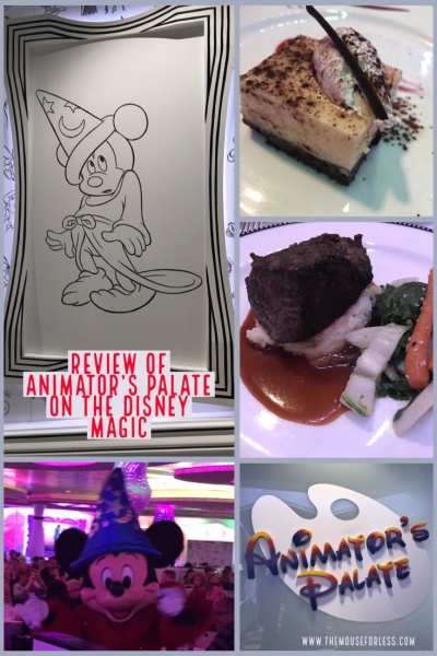 Review of Animator's Palate on the Disney Magic