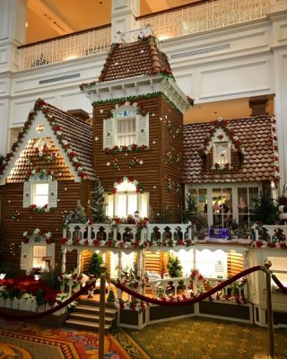 Christmas at Walt Disney World Gingerbread