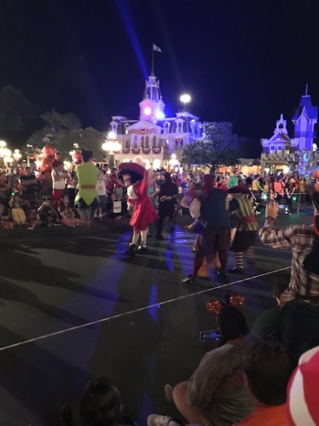 Attending Mickey's Not So Scary Halloween Party, on Halloween!