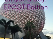 Disney Dining on $37 a Day: EPCOT Edition