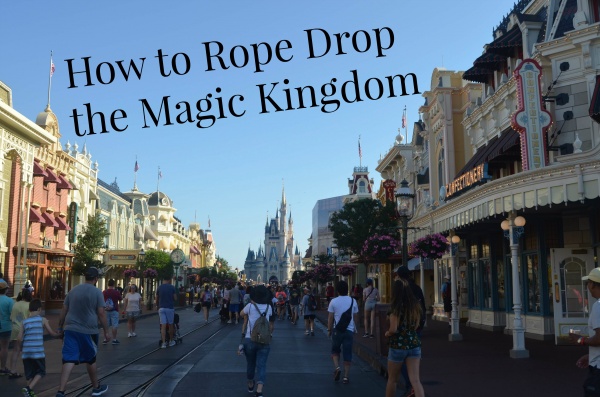 How to Rope Drop the Magic Kingdom