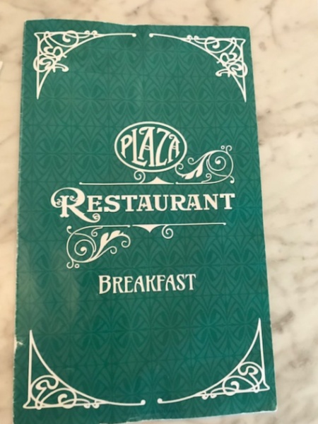 Plaza Breakfast - A Gluten Free Review