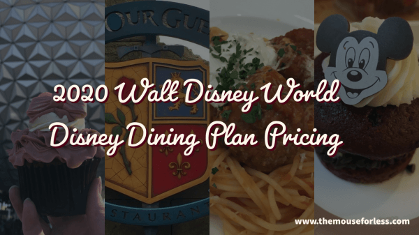 Disney Dining Plan Points Chart