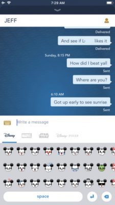 text with anyone onboard your Disney Cruise