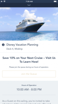 Plan your next DCL cruise while on your current cruise