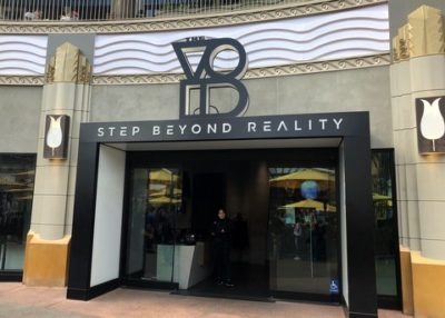 Void virtual reality in Downtown Disney