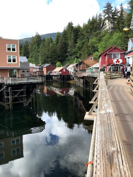 Creek Street in Ketchikan on Disney Cruise Line