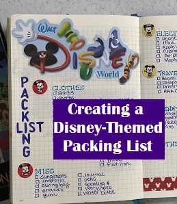 Disney Packing List Title