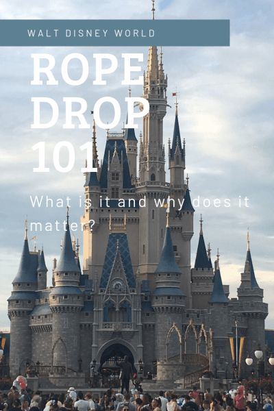 Rope Drop in Walt Disney World