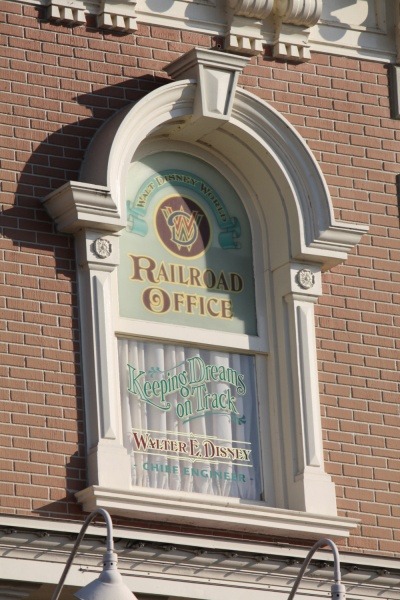 Windows along Main Street in Magic Kingdom at Disney World