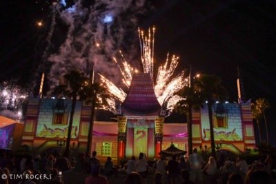 Nighttime Chinese Theater Fireworks