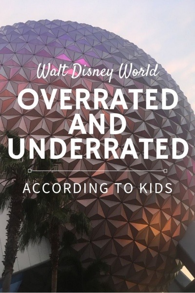 Underrated and Overrated Walt Disney World