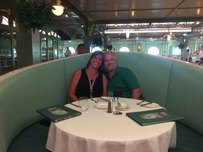 Adult dining on the Disney Dream | Disney's Halloween on the High Seas cruise