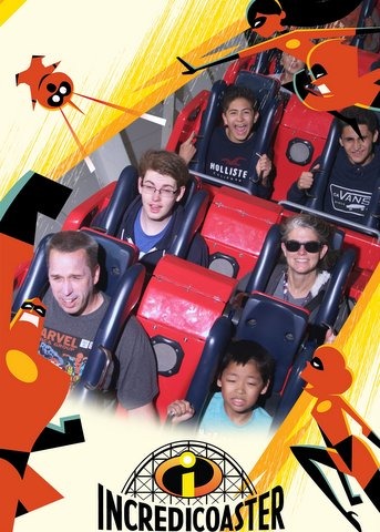 Disneyland ride photos