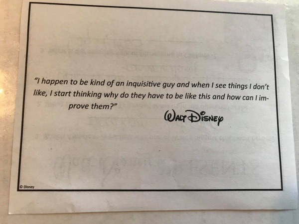 Walt Disney quote