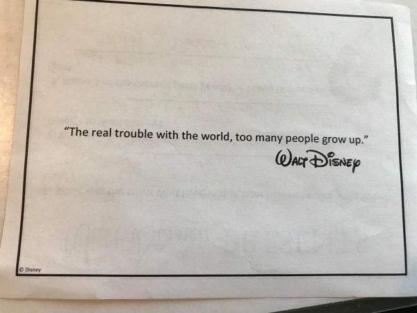 Walt Disney quote