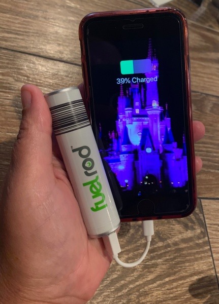 FuelRod portable chargers at Walt Disney World