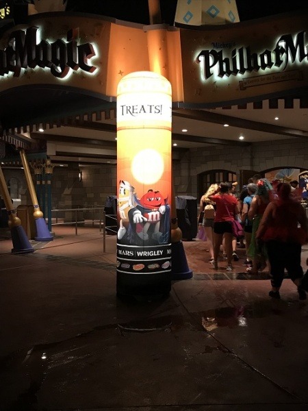 Mickey's Not-So-Scary Halloween Party candy stations